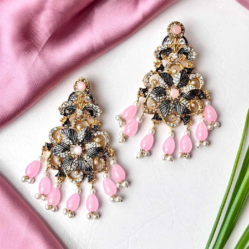 Areesha Earrings (Baby Pink)