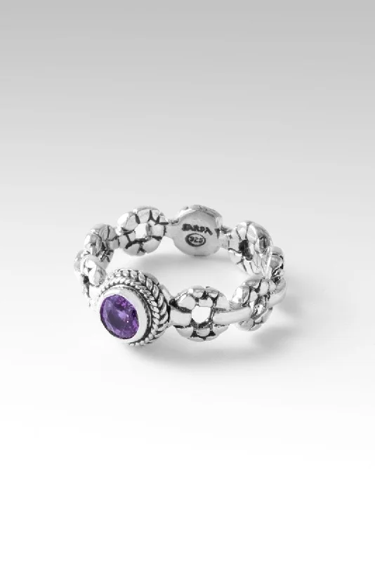 Be of Good Courage Ring™ in Madagascar Purple Sapphire