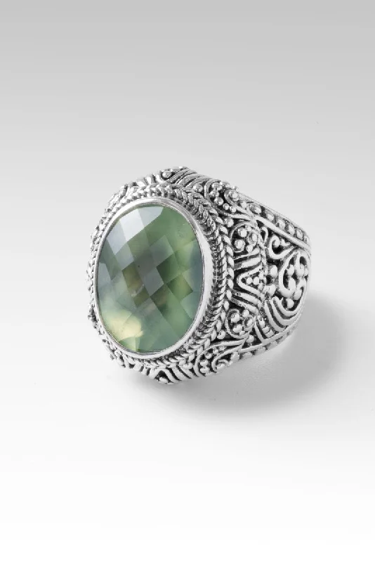 Be Patient Ring™ in Prehnite