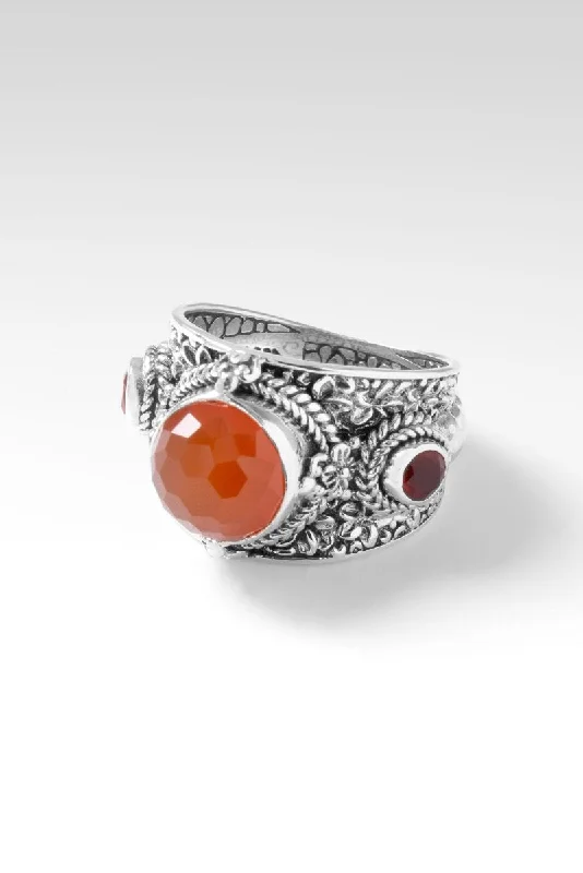 Beautiful & Brave Ring™ in Carnelian