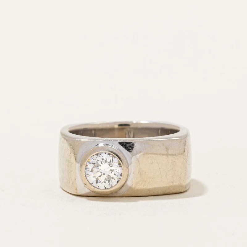 Bezel Set Diamond Ring | 0.35ct | SZ 2.75 |