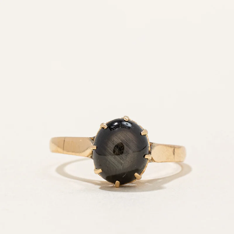 Black Star Sapphire Cocktail Ring | 2.80ct | SZ 8.25 |