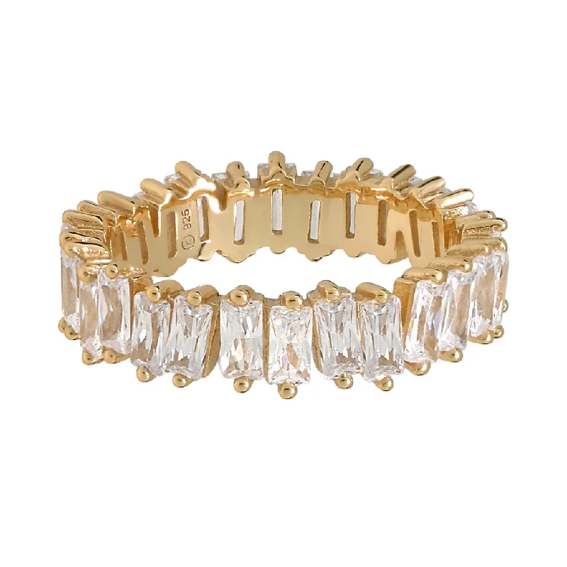 CZ Multi-Baguette Eternity Band Ring