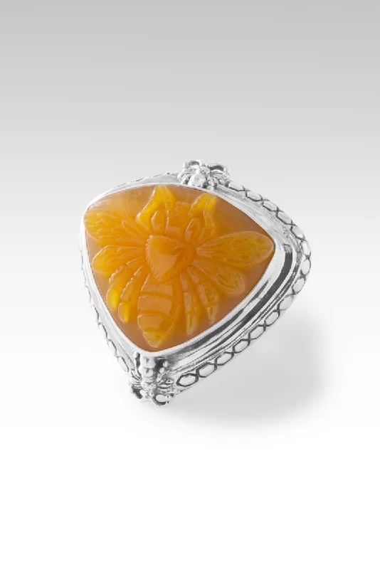 Divine Blessings Ring™ in Yellow Colored Quartz