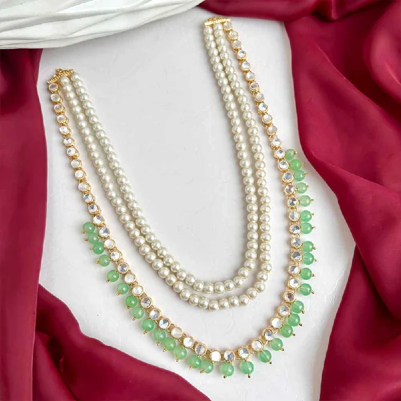 Jeena Kundan Maala (Light Green)