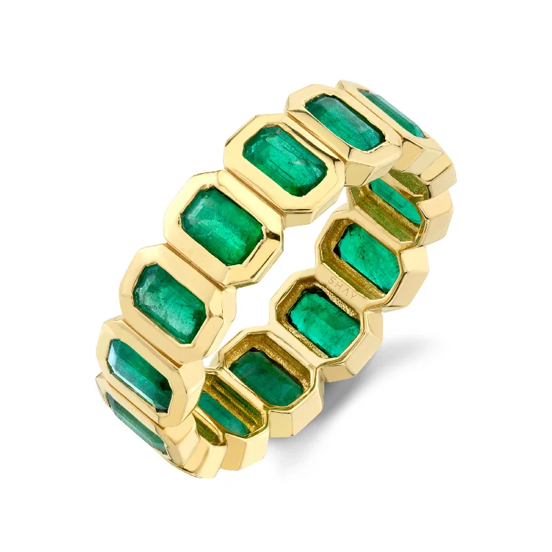 Yellow Gold/Emerald