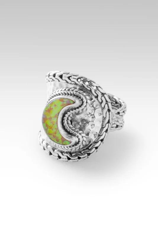 Over The Moon Ring™ in Over the Moon Simulated Opal