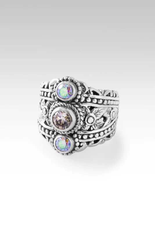 Prosper Ring™ in Luminous Tuscan Sun Mystic Moissanite