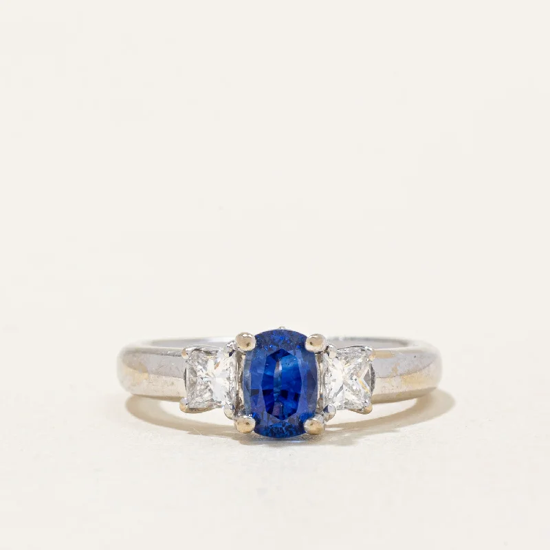 Sapphire & Diamond Ring | 1.00ct, 0.39ctw | SZ 4.75 |