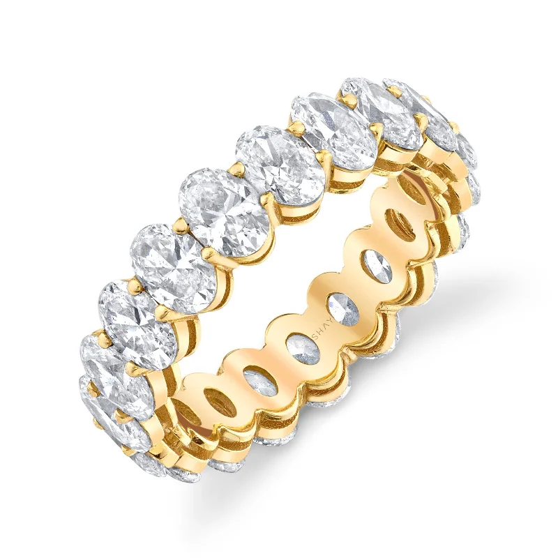 SMALL DIAMOND OVAL ETERNITY BAND, 4cts