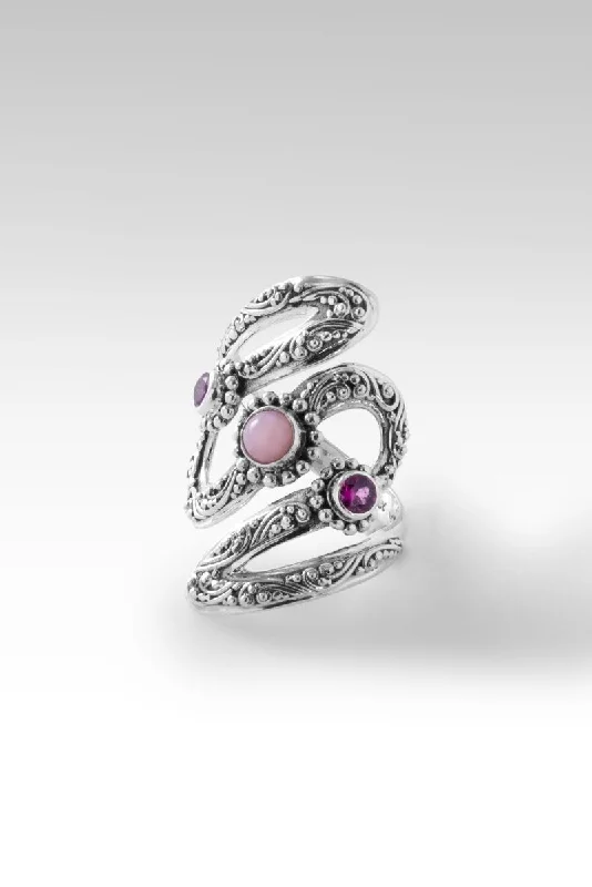 Allure Ring™ in Pink Opal