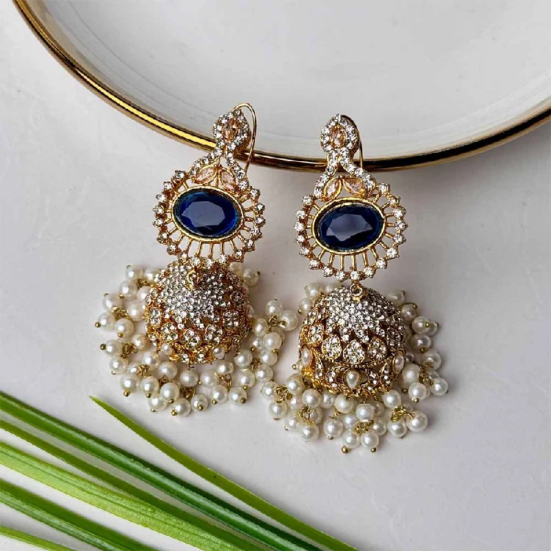 Sunaina Jhumkay (Dark Blue)