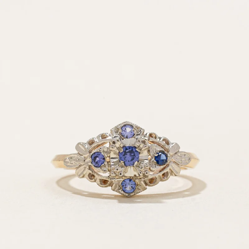 Synthetic Violet Sapphire Ring | 0.18ctw | SZ 6 |