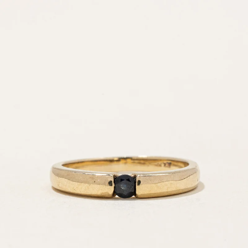 Tension Set Sapphire Ring | 0.12ct | SZ 5.25 |