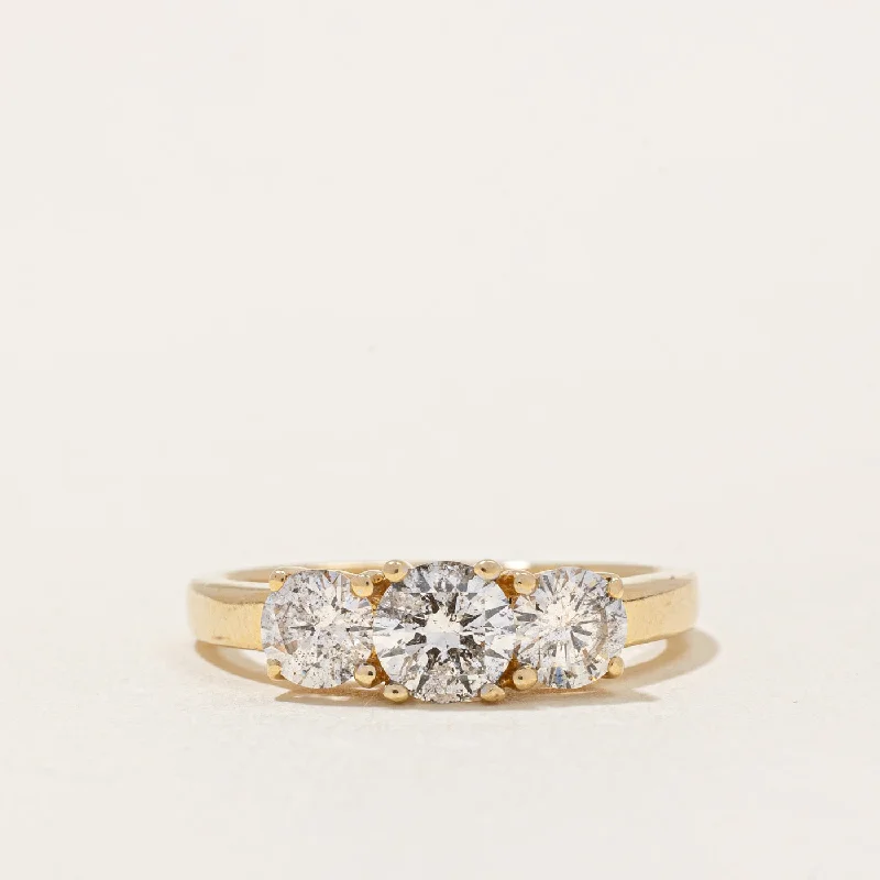 Three Stone Diamond Ring | 1.00ctw | SZ 5.25 |