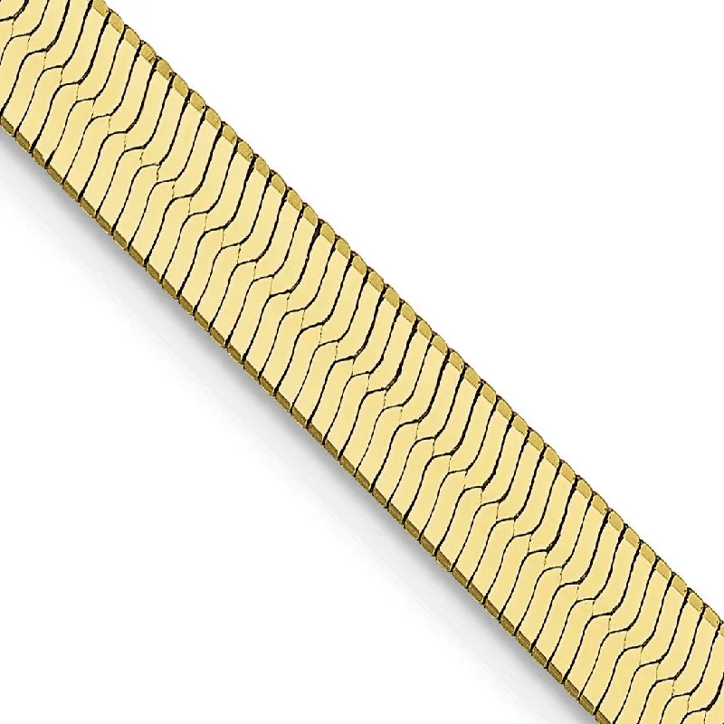 10KT Yellow Gold 16-inch 4MM Herringbone Chain