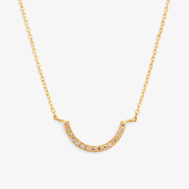 Diamond U-shape Necklace | N1212W