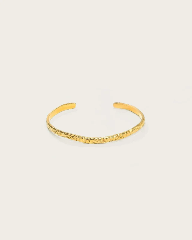 Gold Textured Bangle