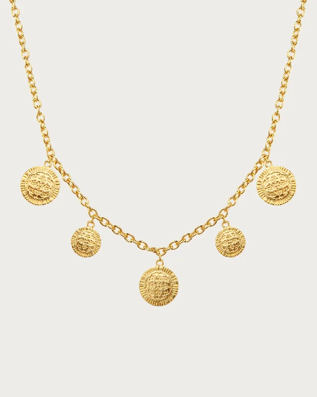 Golden Hojas Necklace