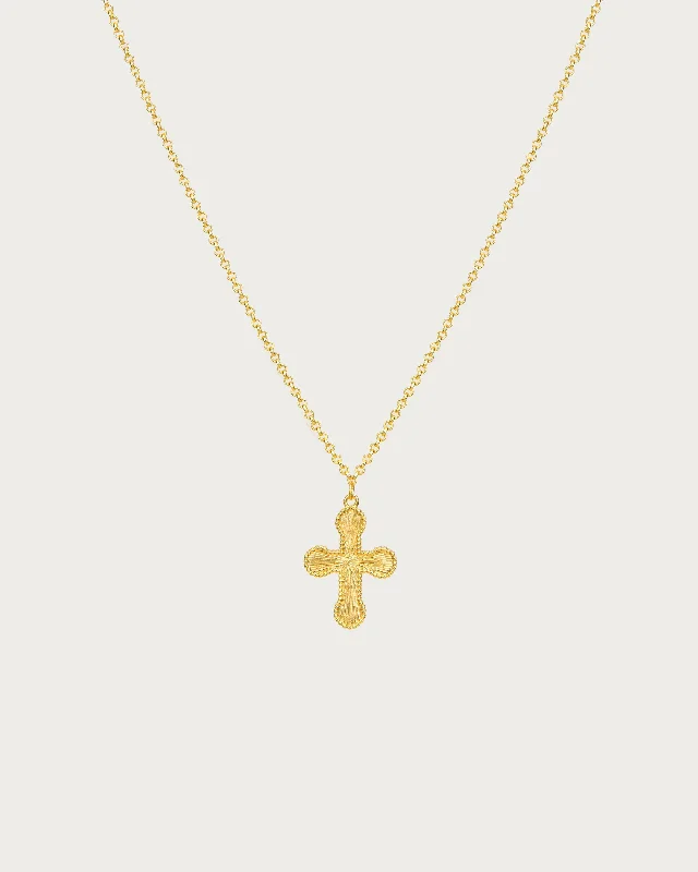 Mini Cross Pendant Necklace