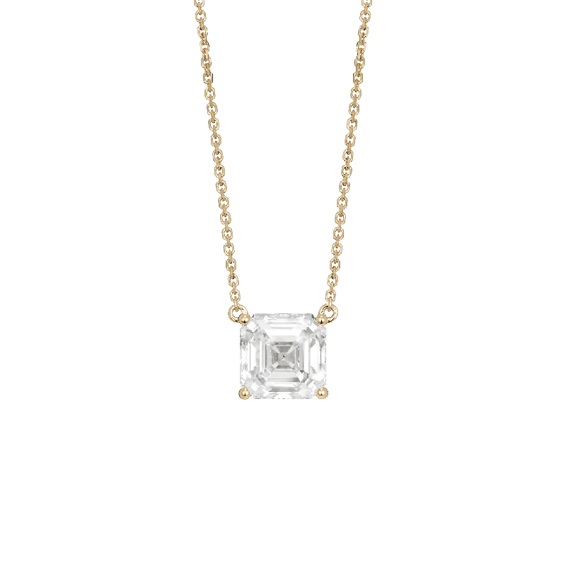 The Asscher Solitaire Pendant