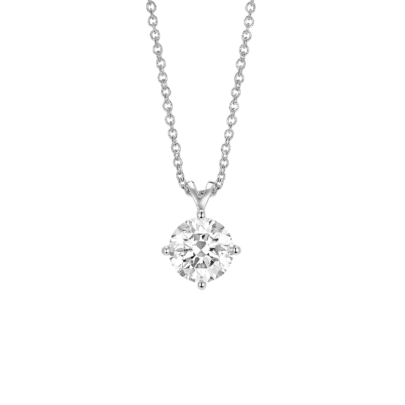 The Round Brilliant Solitaire Pendant