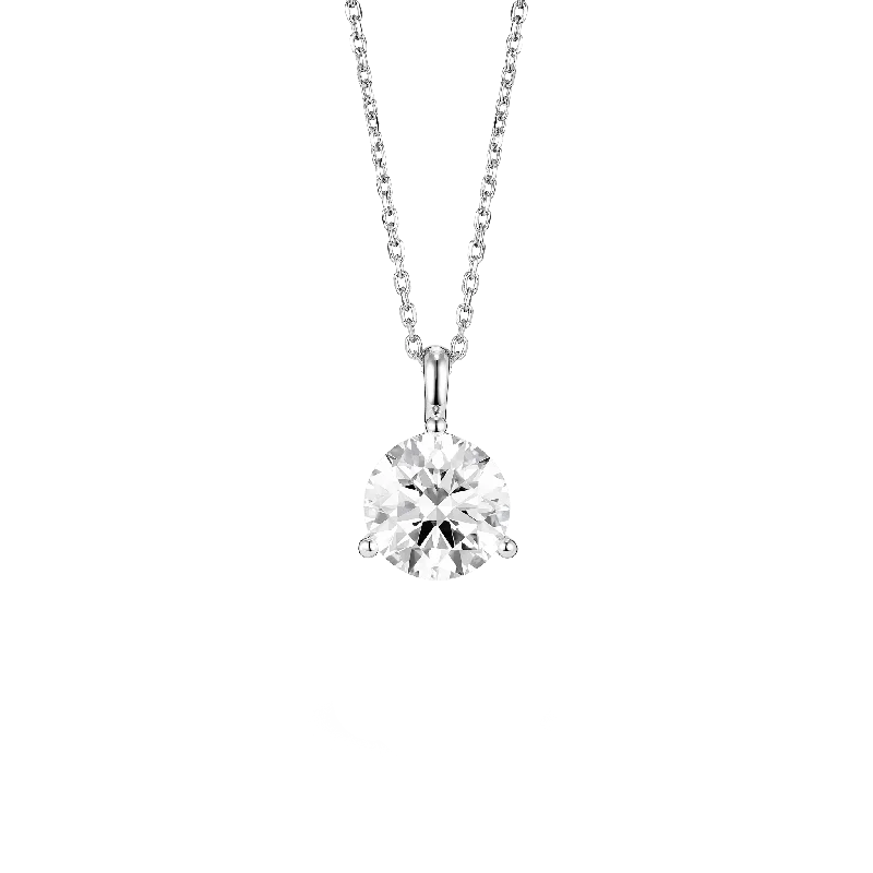 The Round Brilliant Solitaire Bale Pendant