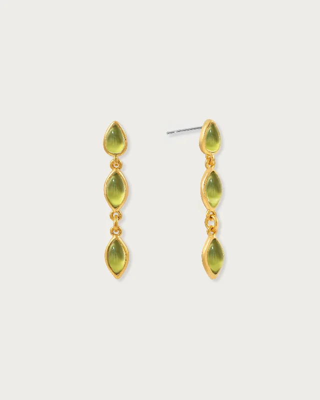 Olive Marquise Earrings