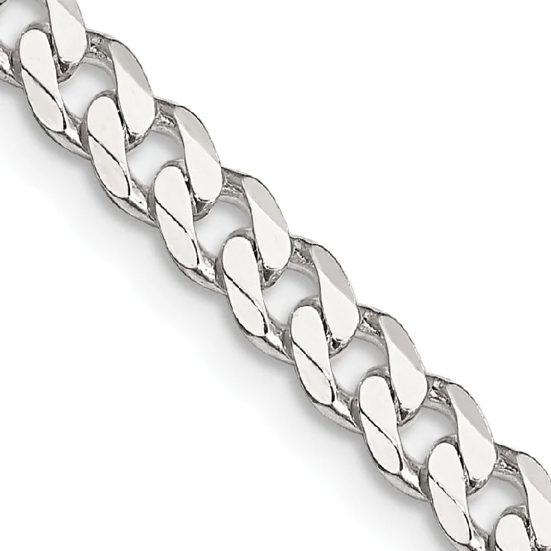 Sterling Silver 28-inch 4.5MM Curb Chain