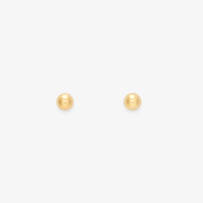 2mm Golden Ball Studs | E7602