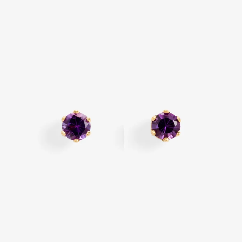 3mm Amethyst Studs | E1902AM