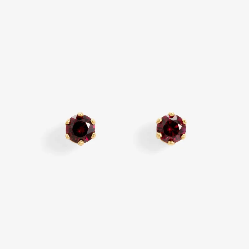 3mm Garnet Studs | E1902GN