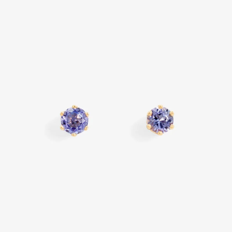 3mm Tanzanite Studs | E1902TZ