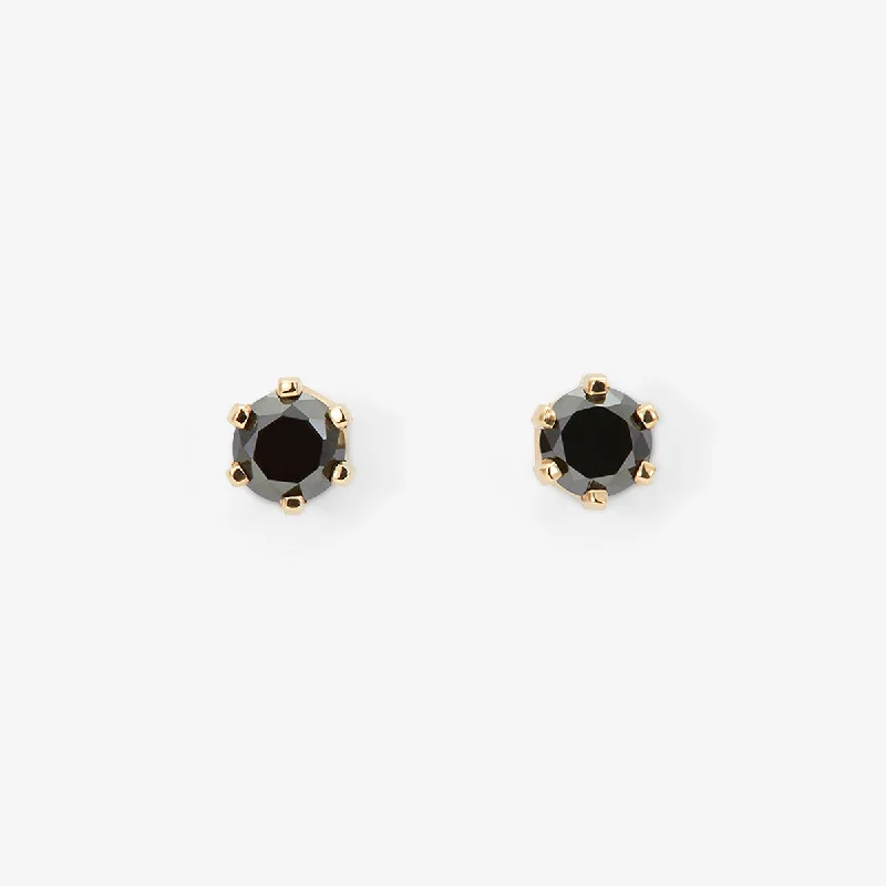 3.5mm Black Diamond Studs | E1903BK