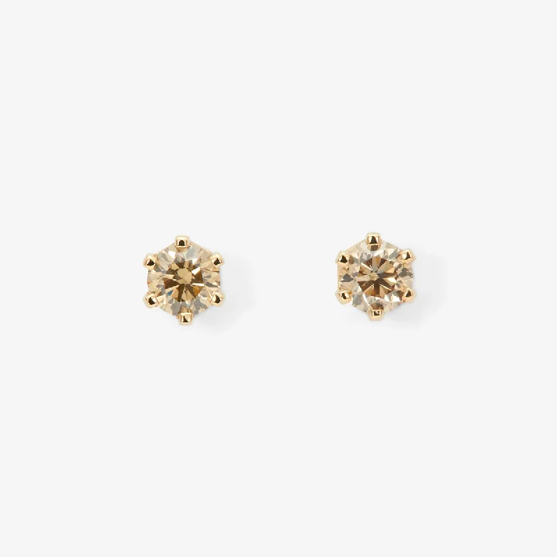 3.5mm Brown Diamond Studs | E1903BR