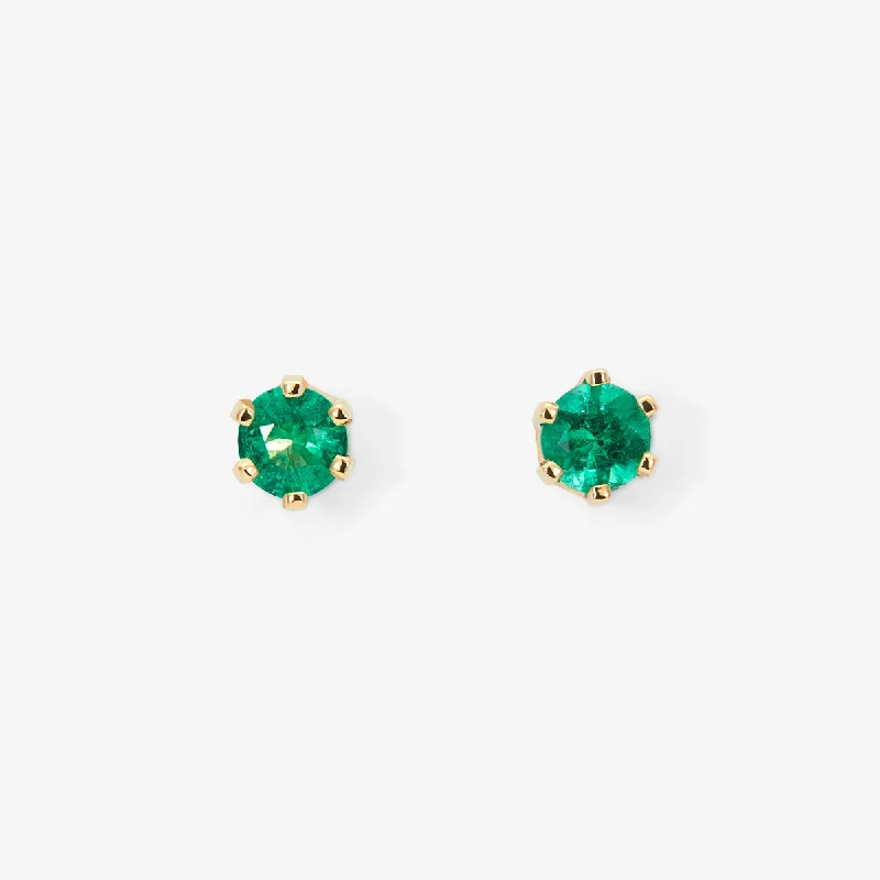 3.5mm Emerald Studs | E1903E