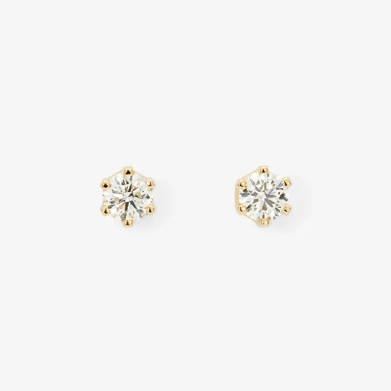 3.5mm White Diamond Studs | E1903W