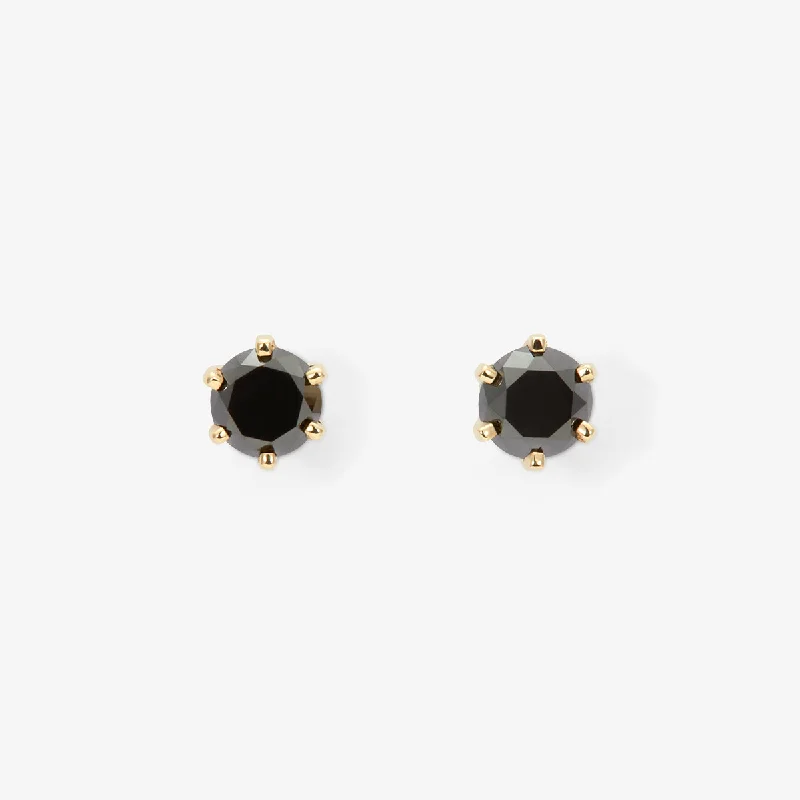 4mm Black Diamond Studs | E1904BK