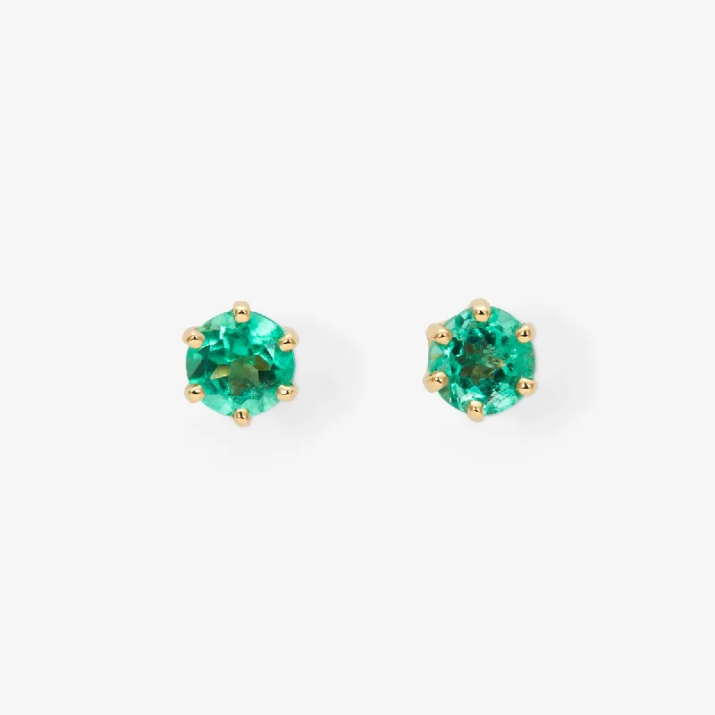 4mm Emerald Studs | E1904E