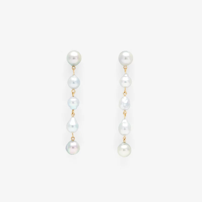 One-of-a-Kind Akoya Pearl Drop Earrings | APE1-OOAK