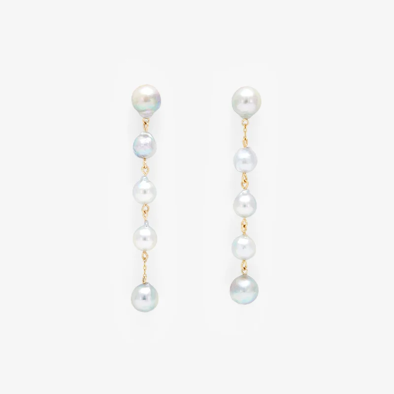 One-of-a-Kind Akoya Pearl Drop Earrings | APE2-OOAK