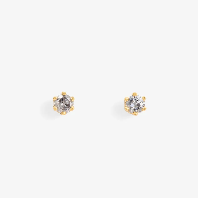 Baby Grey Diamond Studs | E1901GY