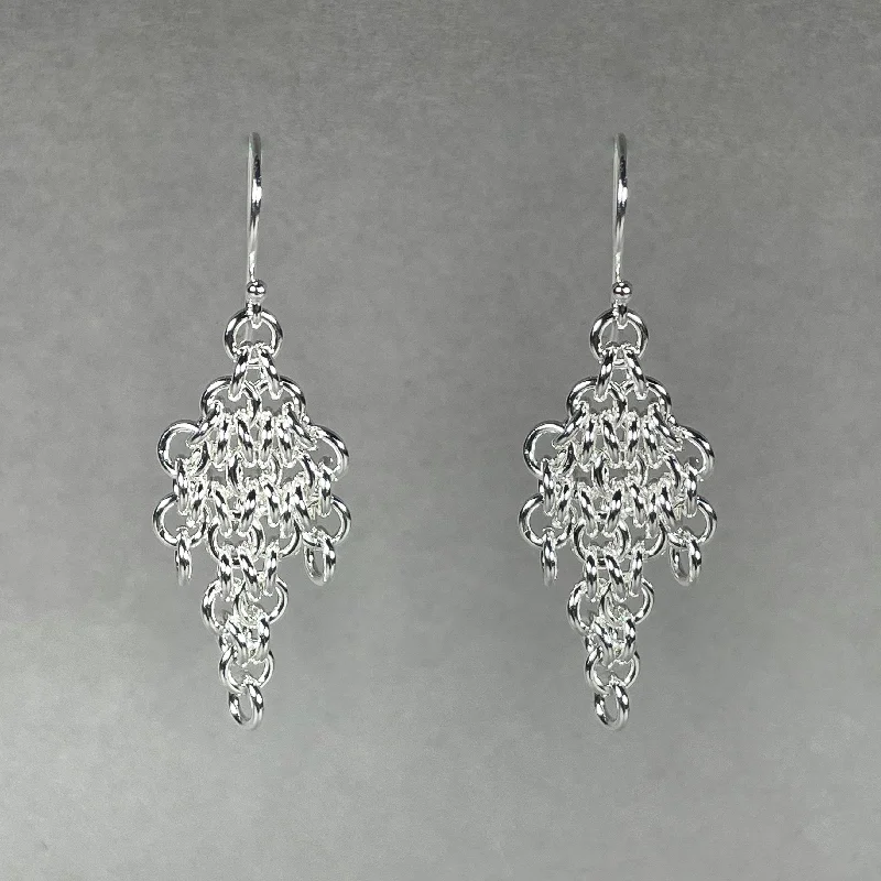 Chainmail Duck Feet Earrings