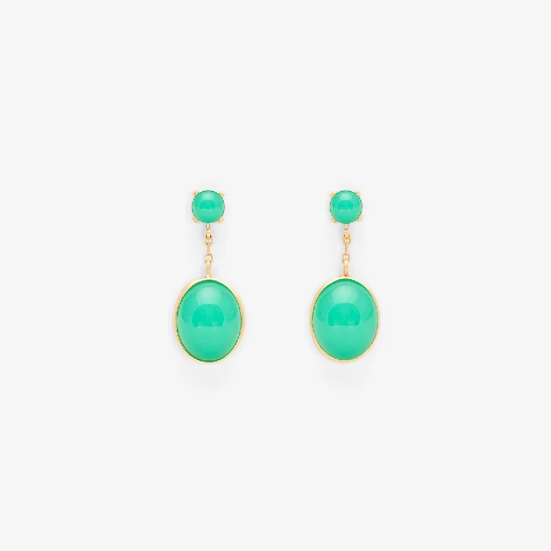 Chrysoprase Glacé Earring | E8601CH