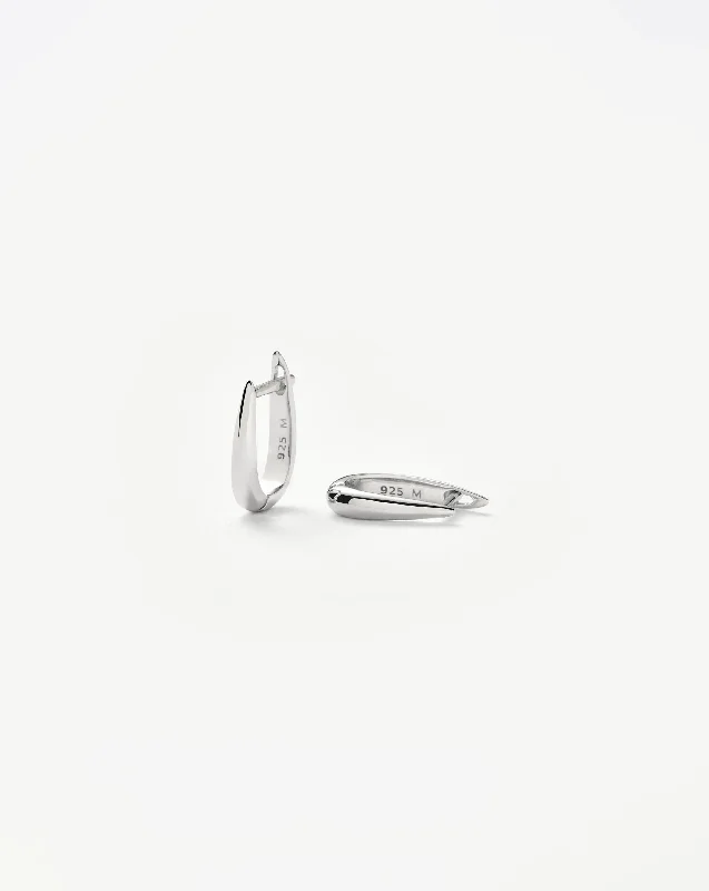 Claw Huggies | Sterling Silver