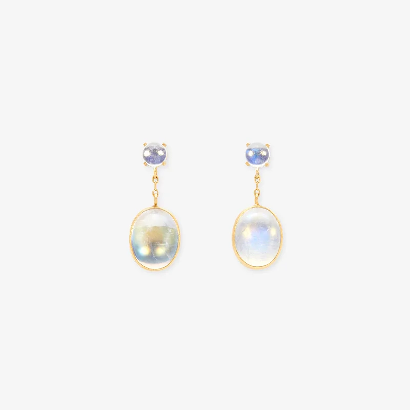 Rainbow Moonstone Glacé Earring | E8601RM