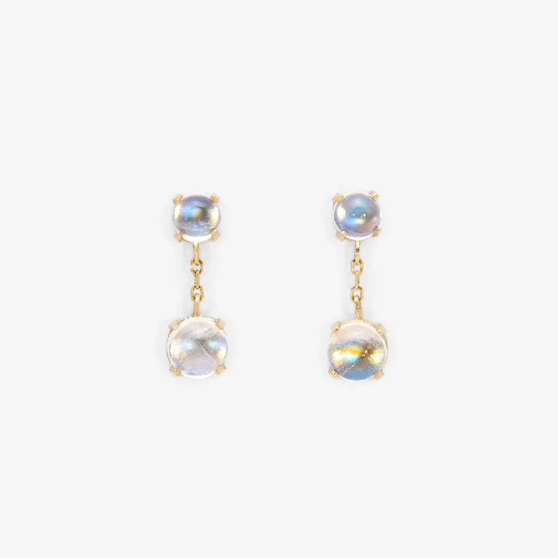 Rainbow Moonstone Nova Earrings | E7905RM