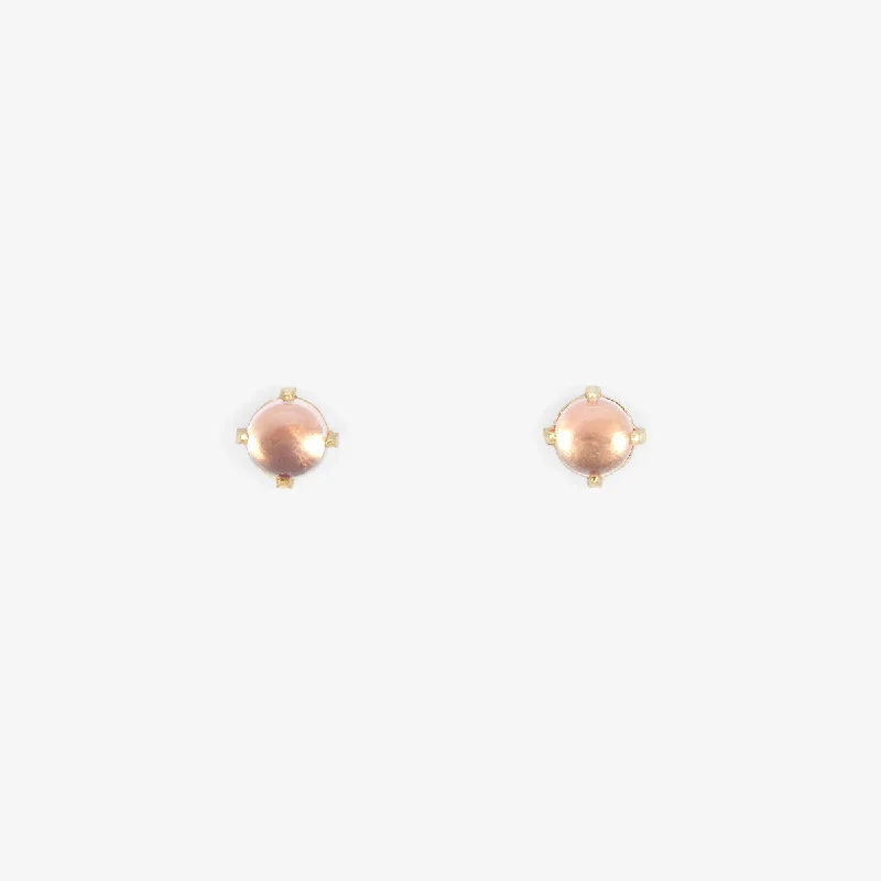 Rose Quartz Wisp Studs | E7904RQ