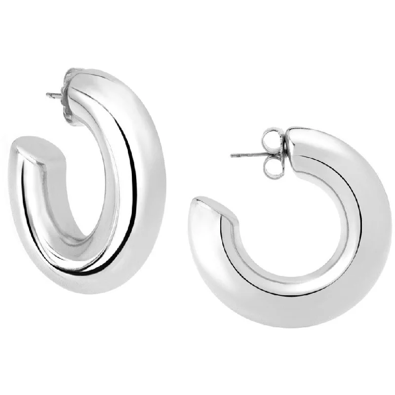 Silver large loop