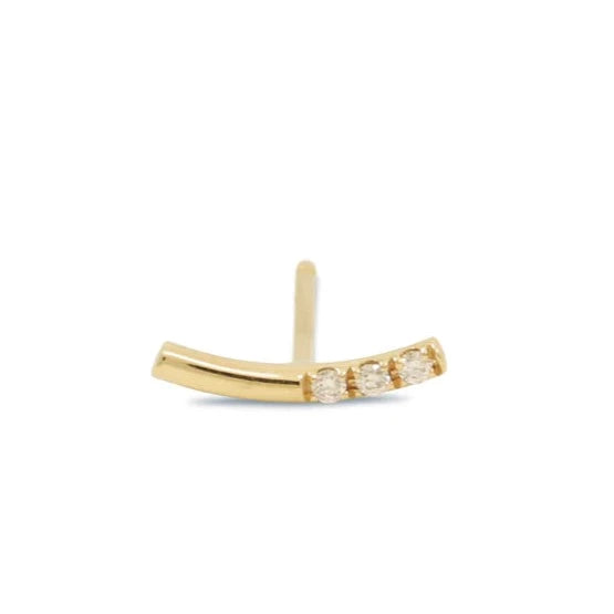 Balance Curve Bar Earring